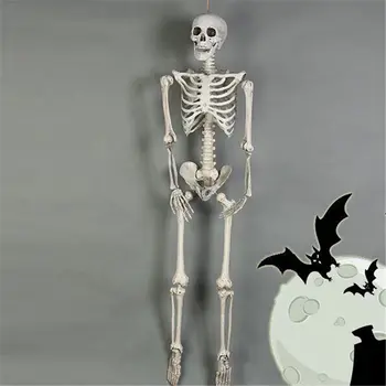 Plastic Realiste Oase Umane Schelet De Groază De Halloween, De Crăciun Animal Cioara Schelet Decor De Anul Nou Decor De Halloween