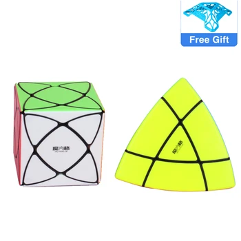 QiYi Super IVY Viteza Cub MoFangGe Colț Mastermorphix Cub de Triunghi de Piramida, Cubul Magic Formă de Viteze jucarii educative Puzzle