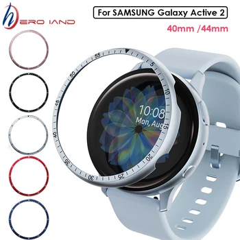 Rama Inel Pentru Samsung Galaxy Watch active 2 40mm 44mm Protector Caz Acoperire Sport Adeziv Metal Bara Accesorii Active2 40