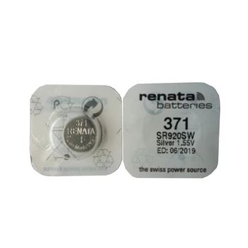 RENATA 2 buc Oxid de Argint Ceas baterie 371 SR920SW 920 1.55 V 100% 371 renata 920 baterii