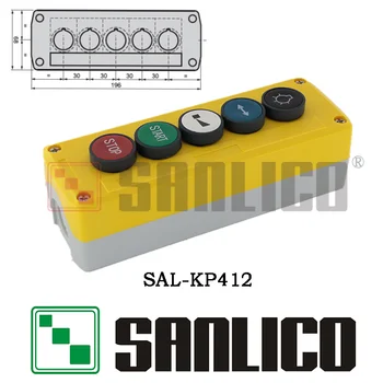 Rezistent la apa de Moment a Marcat Comutator Buton Cutie de Control Station IP65 SAL XALKP412