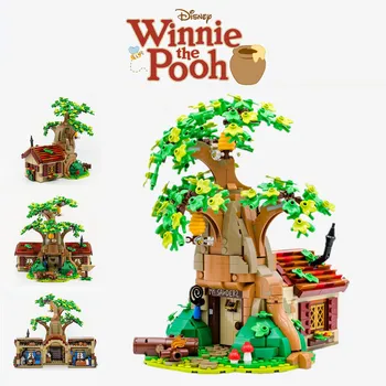 Se Potrivesc 21326 Disney Winnie The Poohs Copac Urs Casa Prieteni Blocuri Caramizi Jucarii Copii, Copii, Cadouri De Ziua De Nastere Copil Cadou 7178