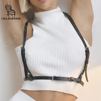 Sexy, Lenjerie Erotica Cablajului Femei Gotic Accesorii de Moda Bretele Ciorapi Coapsă Jartiera Fata de Colocare Piept Curele
