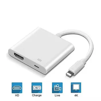 Sikai compatibil HDMI Adaptor Pentru iPhone 8 Pini la AV Digital Converter 4K USB Conector de Cablu de Până la 1080P HD Pentru iPhone X/11/8P