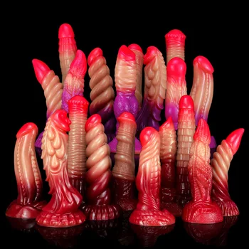 Silicon Vibrator Penis Artificial Dragon Aspect Jucarii Sexuale Pentru Femei Masturbare Sex Masculin Monstru Anal, Dop De Fund Adulți Singurul Cuplu Joc