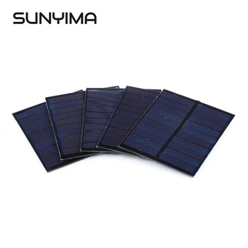 SUNYIMA 5PCS 5V 250mA 100.8*82.5 de Celule Solare Policristaline PET Laminat Panou Solar de Generare a energiei Bord Fotovoltaice Mici