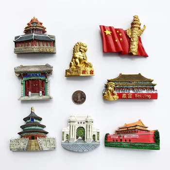 Suvenir Țară Magneți De Frigider Moscova, Rusia, Franța, Paris, Dubai Călătorie Comemorative Decor Frigider Metal Magnet