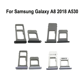 Telefon SIM Tava Pentru Samsung A8 2018 A530 A530F Galaxy A8 A530N A530W Originale Carcasa Noua Card Micro SD Tava Adaptor Titular