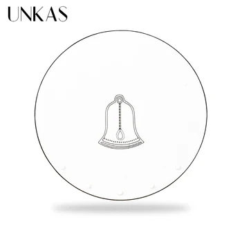 UNKAS A8 DIY New Sosire Gri Sonerie Întrerupător de Lumină Combinație Gratuit Cavaler Negru Alb Gri Auriu