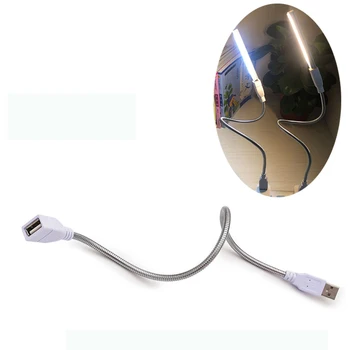 USB de sex Masculin La Feminin Cablu de Extensie de Lumină LED Fan Cablu Adaptor Furtun Metalic Flexibil Cordonul de Alimentare 4 bază de Cupru