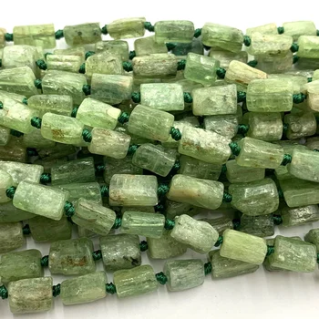 Veemake Verde Cianit DIY Colier Bratari Cercei Pandantive de Cristal Natural Nugget Design Margele Pentru a Face Bijuterii 06519