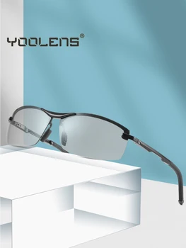 YOOLENS Polarizate Metal ochelari de Soare Sport pentru Barbati Femeile Ciclism, Pescuit, teren de Golf de Conducere Shades Ochelari de Soare