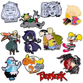 YQ1268 Anime Colectare Pin Figura Drăguț Brosa Pentru Haine Eșarfă Desene animate Insigna Pentru Saci de Blugi cu Guler Rever Pin Bijuterii Accesorii